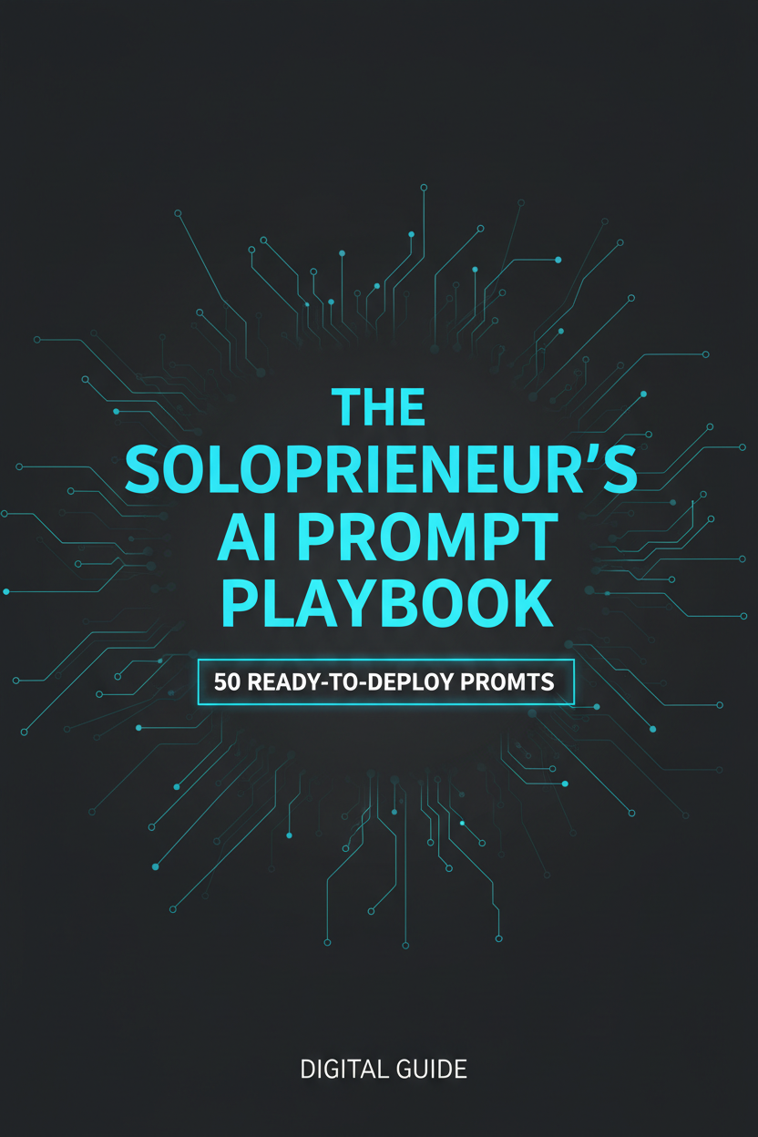 The Solopreneur's AI Prompt Playbook — 50 Ready-to-Deploy Prompts