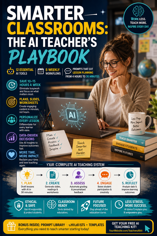 The AI Teacher’s Playbook – Cut Lesson Planning from 4 Hours to 30 Min