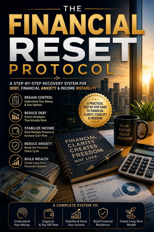 The Financial Reset Protocol – Debt & Money Anxiety Recovery PDF Guide