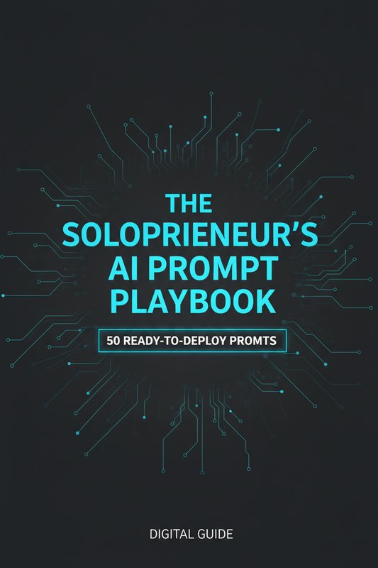 The Solopreneur's AI Prompt Playbook — 50 Ready-to-Deploy Prompts